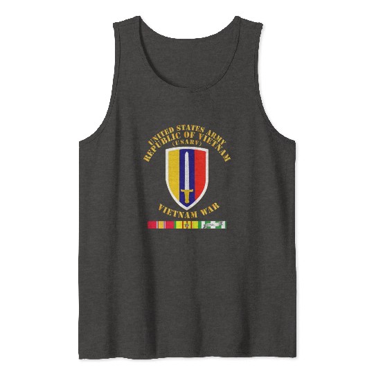 Army US Army Vietnam USARV Vietnam War w SVC Tank Tops
