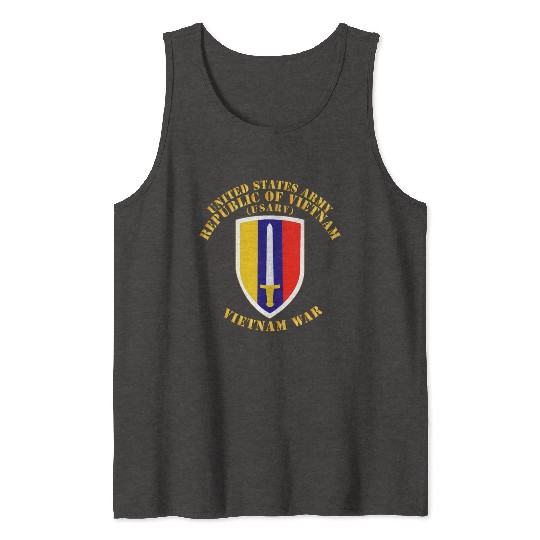 Army US Army Vietnam USARV Vietnam War Tank Tops