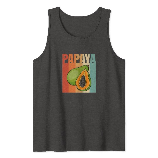 Retro Papaya Tank Tops
