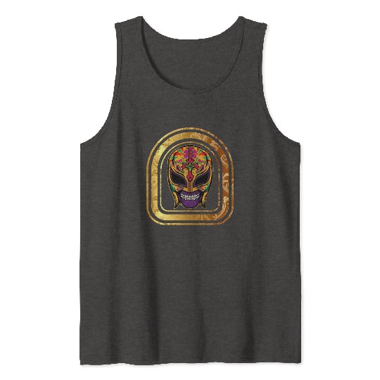 Dia De Los Muertos Tank Tops, Lucha Libre El Santo