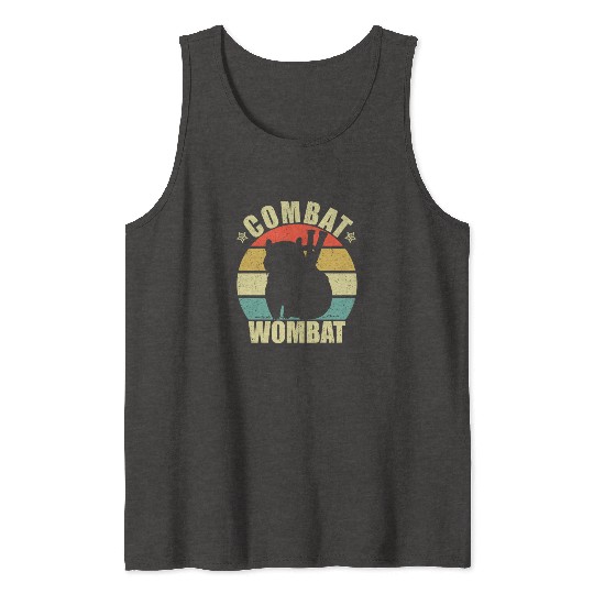 Combat Wombat For A Wombats Lover Tank Tops