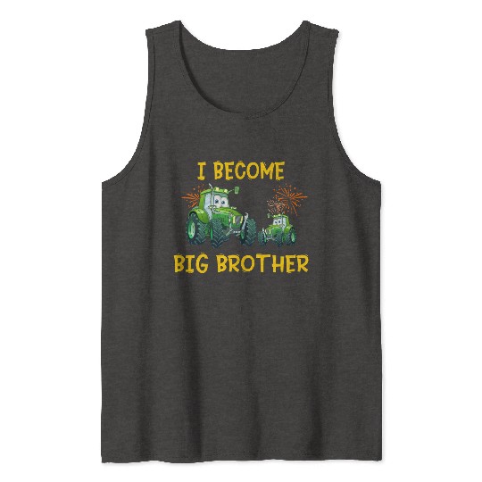Big brother farmer tractor Tank Tops