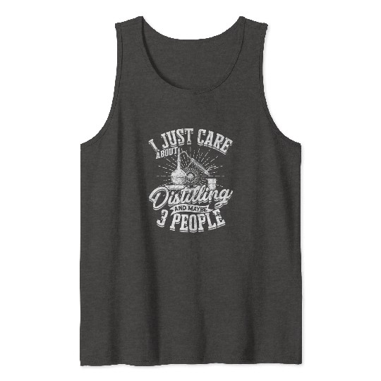 Distilling Whiskey Water Alcohol Distiller Brewery Tank Tops