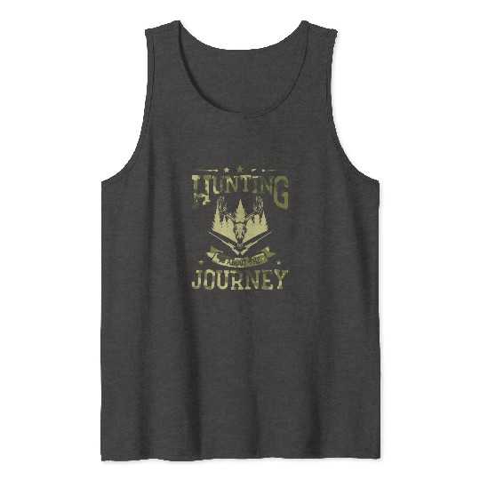 Deer Hunting Wild Animal Hunting Season Shooting Tank Tops