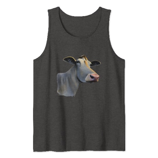 Cow Funny Military Tank Tops