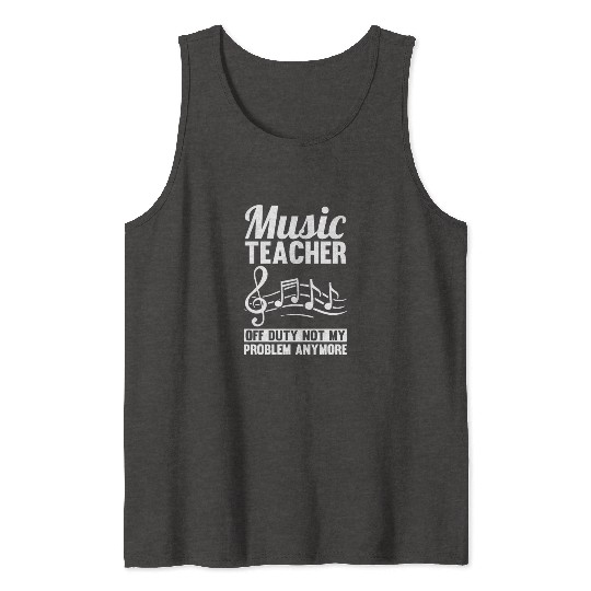 Music Teacher Musical Notes Tank Tops