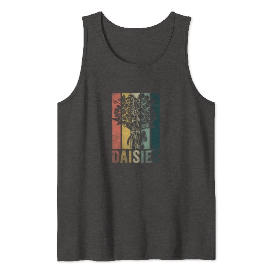Marguerites Daisy Summer Daisies Flower Garden Tank Tops