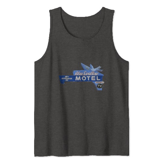 Blue Swallow Motel Route 66 Neon Tucumcari NM Tank Tops