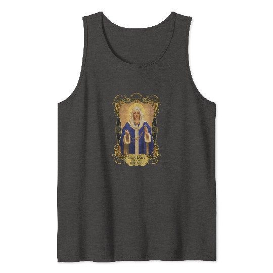Our Lady of the Rosary Catholic Prayer Rosaries Ma Tank Tops