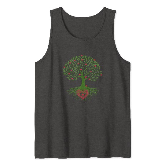 Tree - love Tank Tops
