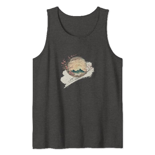 Cherry Blossom Spring Japan Nature Tank Tops
