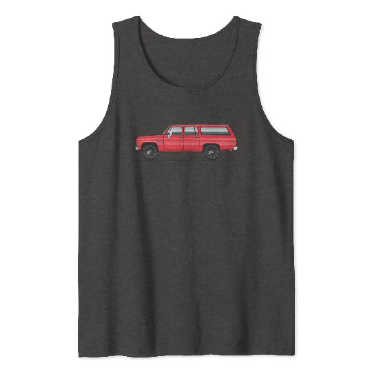 bowtie Cardinal Red Tank Tops