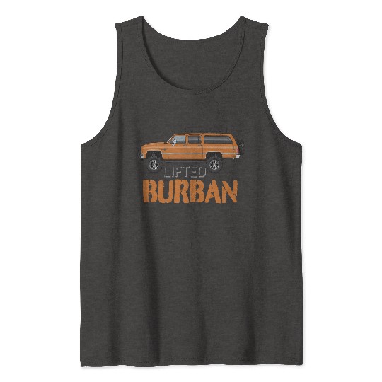 burban Burnt Orange Tank Tops