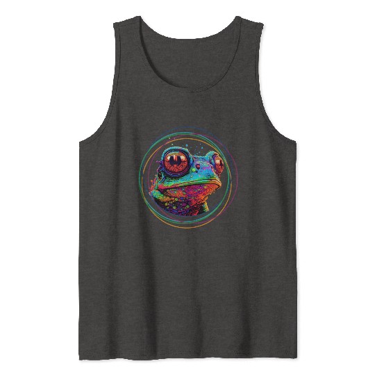 color frog Tank Tops