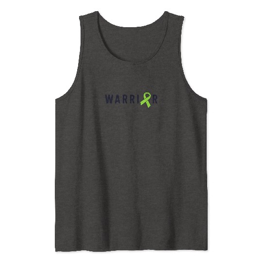 Warrior Lime Green Awareness Ribbon Lyme Disease Tank Tops