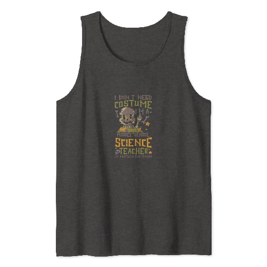Middle School Science Teacher - Halloween Costume Tank Tops