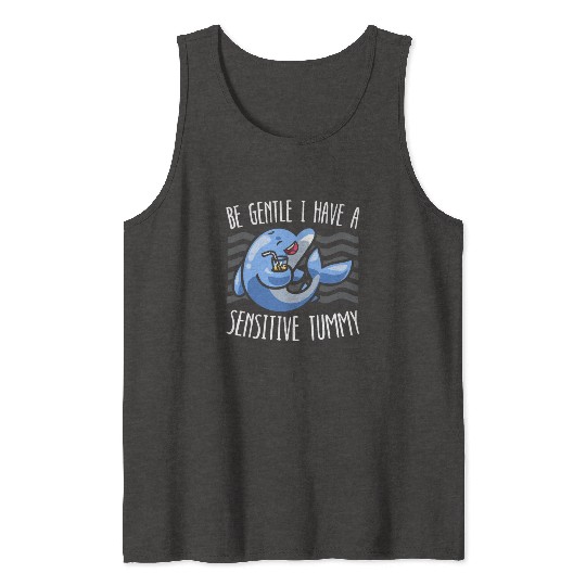 Dolphin Lover Marine Biology Underwater Animal Tank Tops