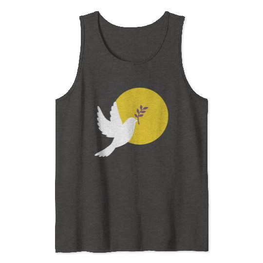 peace dove purple peace Ukraine Tank Tops