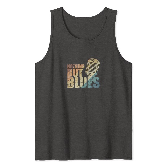 Nothing but Blues Music Trumpet Tank Tops