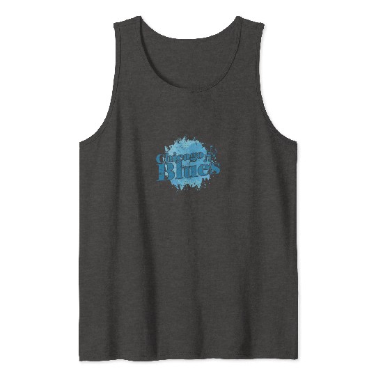 Blues Music Trumpet Tank Tops