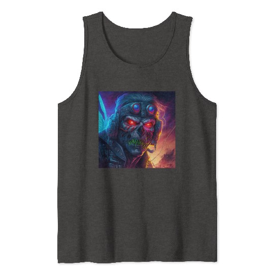 ZOMBIE IRON MAIDEN (version 9) Tank Tops
