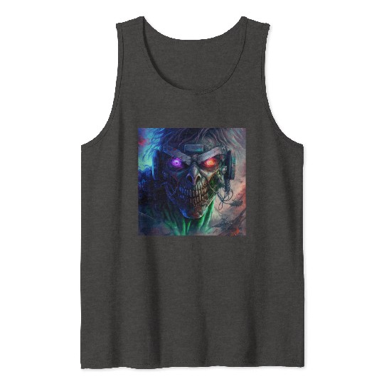 ZOMBIE IRON MAIDEN (version 12) Tank Tops