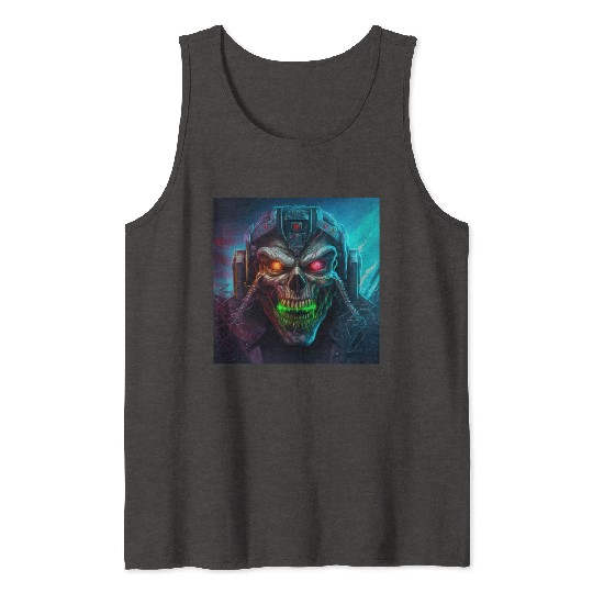 ZOMBIE IRON MAIDEN (version 8) Tank Tops