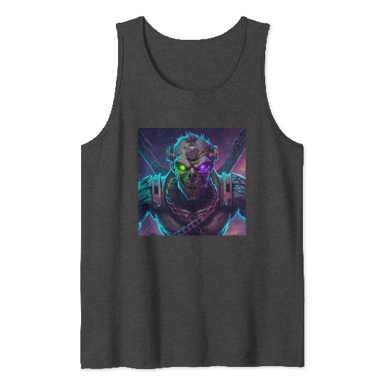 ZOMBIE IRON MAIDEN (Version 10) Tank Tops