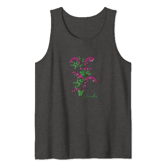 Bleeding heart flower Dicentra Bleeding heart Tank Tops