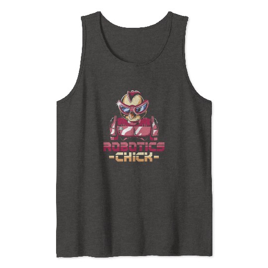 Robot Robotics Engineer Cool Tank Tops