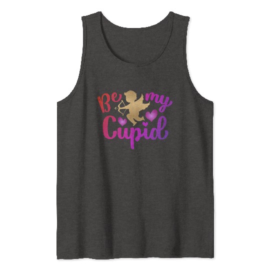 Valentines Sublimation Be My Cupid166 Tank Tops