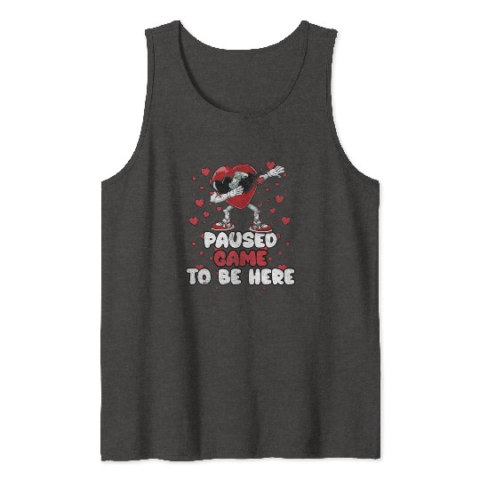 I Paused My Game To Be Here Mens Kids Boys Tank Tops