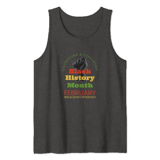 Celebrating Black History with a Fist Tank Tops