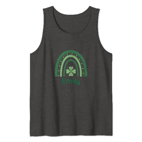 Emily Clover Charm Boho Rainbow Tank Tops