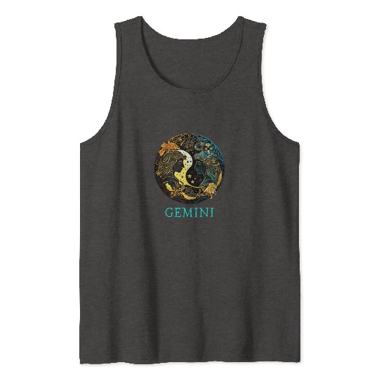 Embrace Your Gemini Identity: Gemini Pride Zodiac Tank Tops