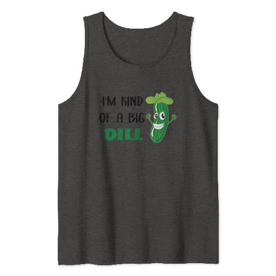 I'm Kind of a Big Dill Cute Pickle for Baby, Baby Tank Tops
