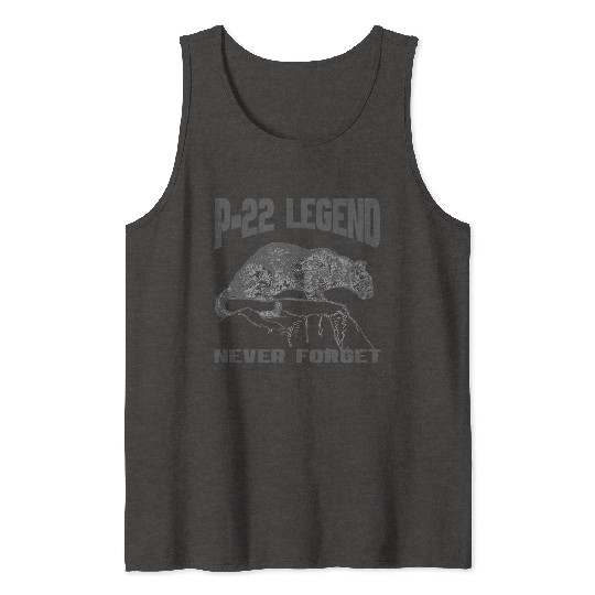 P22 MOUNTAIN LION SILVER LAKE NEVER FORGET Tank Tops
