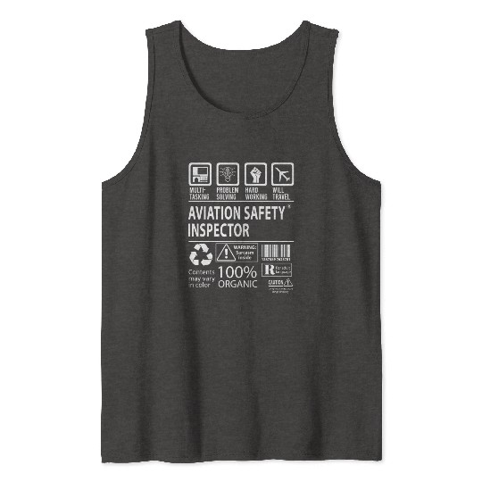 Aviation Safety Inspector Tank Tops - Multitasking J