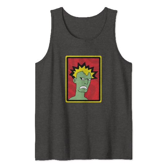 Punk guy - I'm Not Angry, This Is Just My Face Tank Tops