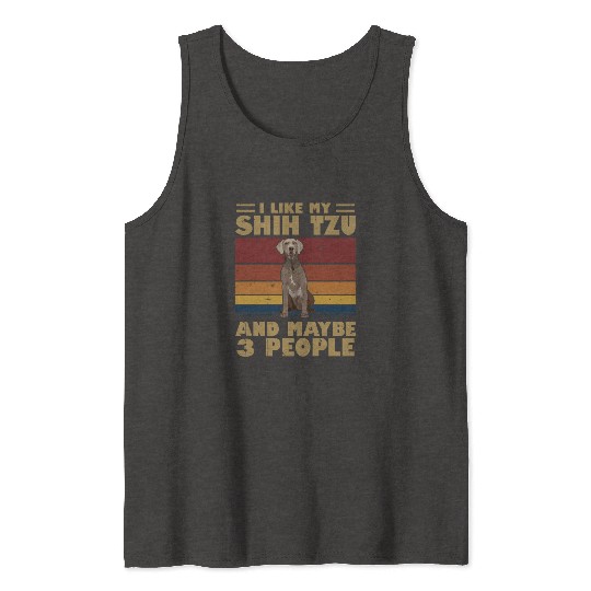 I Like My Schnauzer And Maybe 3 People Tank Tops