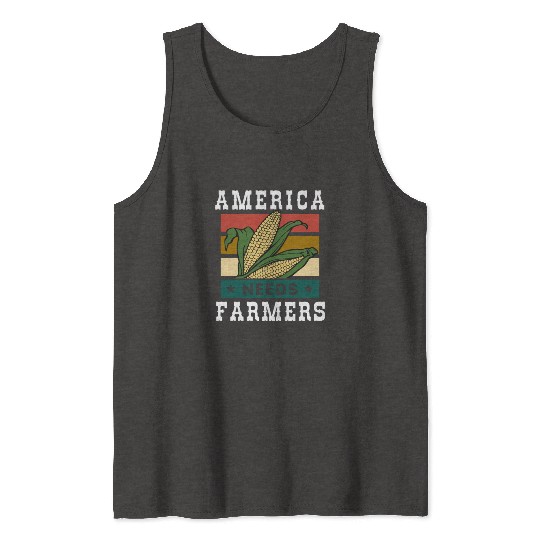 America Needs Farmers Tank Tops