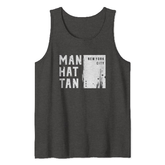 MANHATTAN NYC USA Urban Street Tank Tops Design 2023