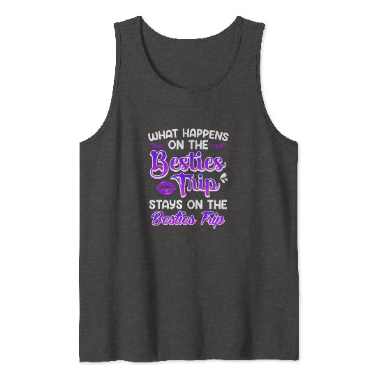 Besties Trip Friends Summer Vacation Spring Break Tank Tops