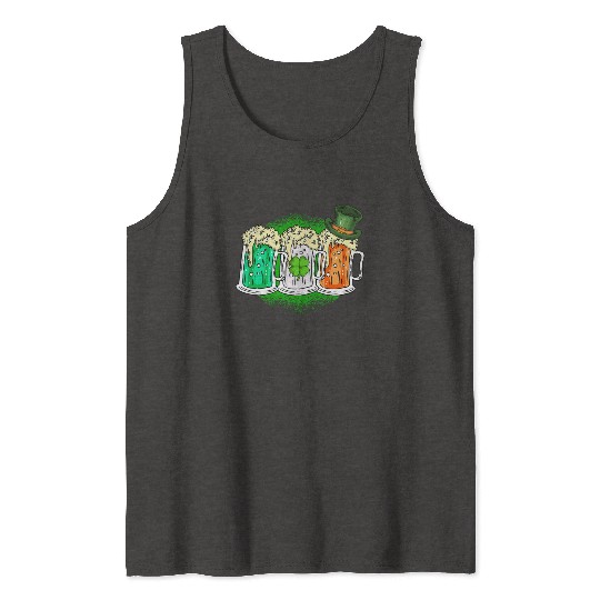 Ireland beer Irish St. Patrick's Day Tank Tops