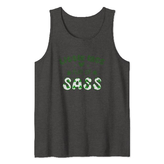 Little Patricks Day Sublimation Graphics Tank Tops
