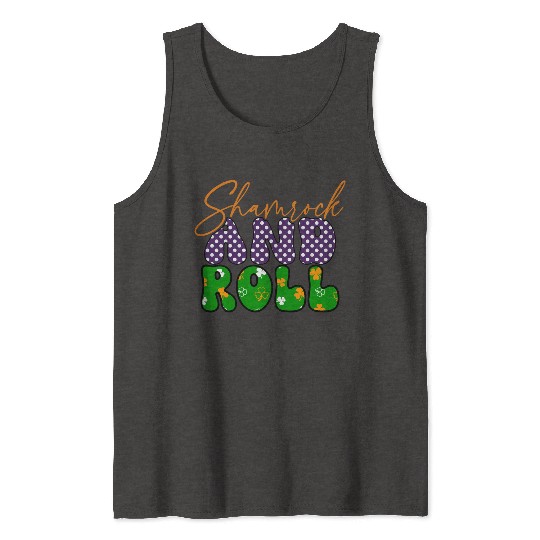 ShamrockPatricks Day Sublimation Tank Tops
