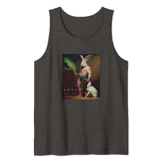 Bunny Year 2023, Chinese Zodiac Lucky Tank Tops