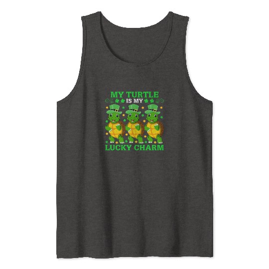 My Turtle Is My Lucky Charm Tank Tops