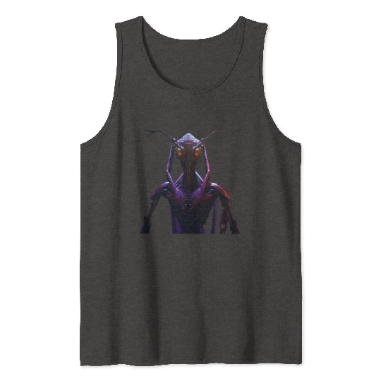 purple ferocious alien Tank Tops