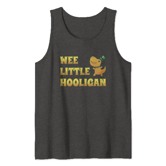 Wee Lil Hooligan Kids St Patrick s Day Boys Girl Tank Tops